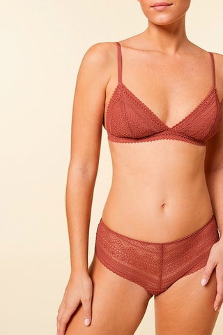 Soutien push up Sublime We Care - Tijolo - Etam