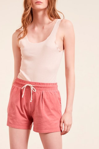 Camisola de alças Plant Dyed Bege - Etam