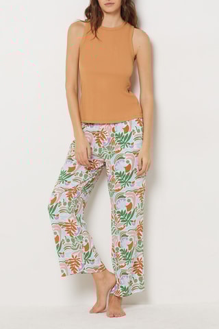 Camisola de alças de pijama Coly - Mostarda