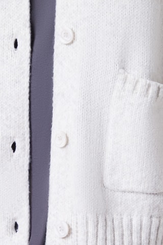 Casaco de malha comprido Loungewear Cinzento-claro