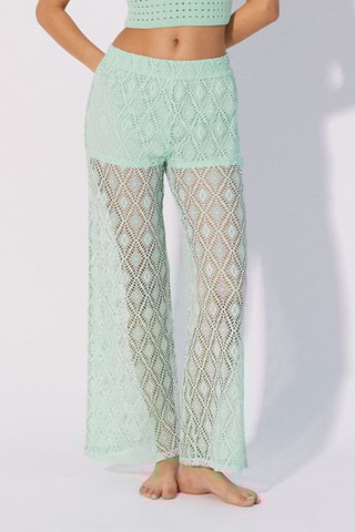 Pantaloni palazzo Almaliz - Verde acqua - Undiz