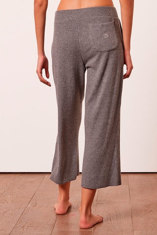 Pantaloni wide legs 7/8 Amythis - Antracite - Etam