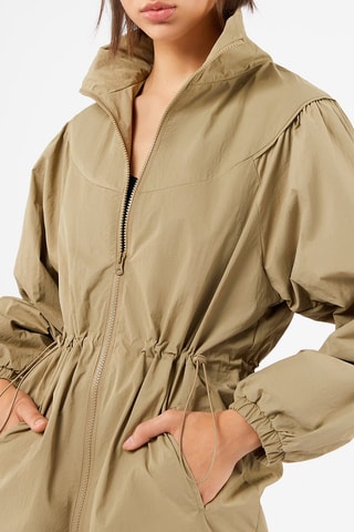 Casaco comprido Wind Verde-nilo