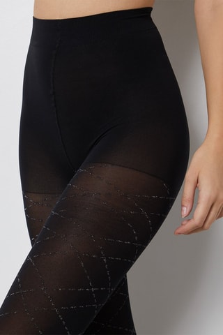 Collants - Preto Fallon - - Etam