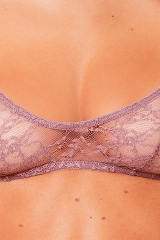 Soutien desportivo Plant Dyed Dentelle Malva - Etam