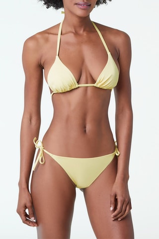 Slip bikini - Bianco e arancione - Etam