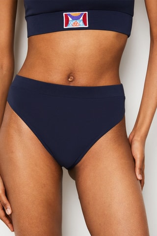 Parte de baixo de biquíni - Azul-marinho