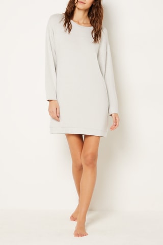 Camisa de dormir Hollie - Cinzento-claro