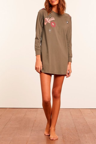 Camisa de dormir Marine Caqui-azeitona