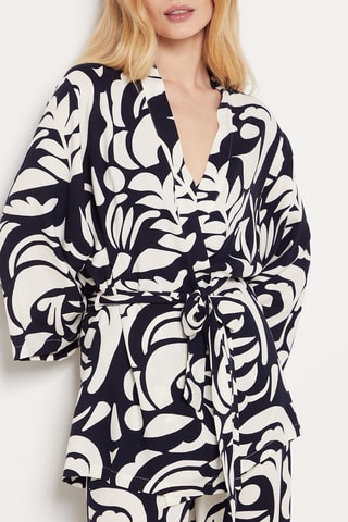 Robe Belin - Azul-marinho