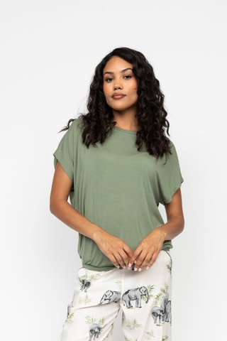 T-shirt pigiama Lea - Verde chiaro