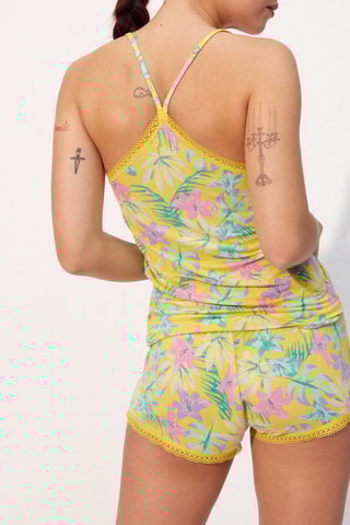 Top de pijama Vitasummeriz - Amarelo - Undiz