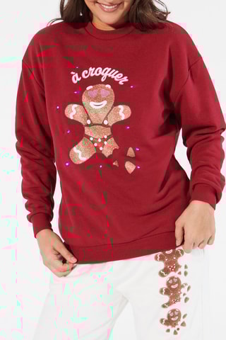 Sweat de pijama Ledepiciz - Bordô - Undiz