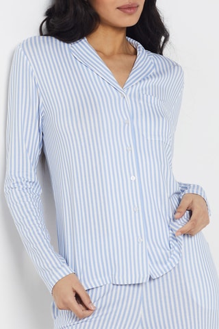 Camisa de pijama - Azul-celeste