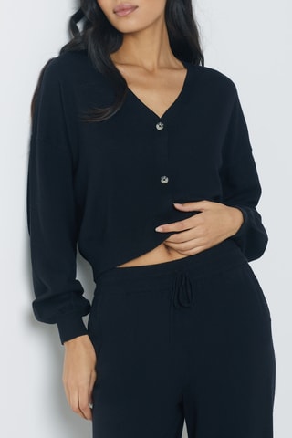 Casaco de pijama Dolane - Preto