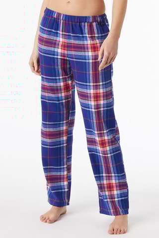 Pantalon de pyjama taille haute Sisoes - Bleu roi et rouge - Etam