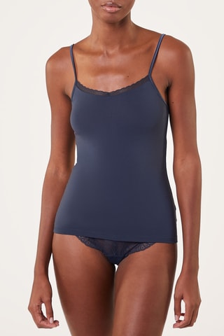 Top Warm Me Up Lace Marine - Etam