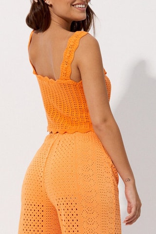 Crop top de pijama Allpatchiz - Laranja - Undiz