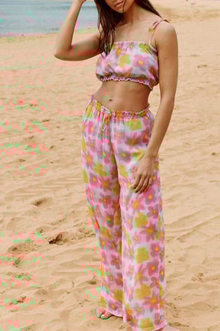 Crop top Chiaraliz - Celeste - Undiz