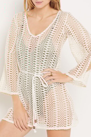 Vestido de praia Borb - Cru