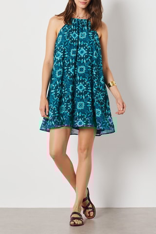 Vestido curto - Azul