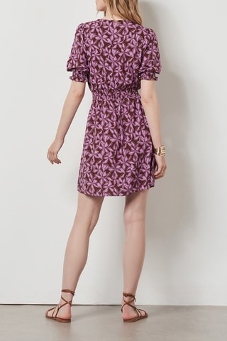 Vestido estilo patinadora - Violeta