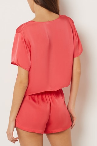 Camisa de pijama Hazel - Pêssego