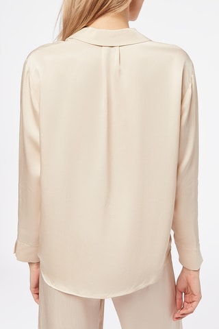 Camisa de pijama Beauty At Home Bege - Etam