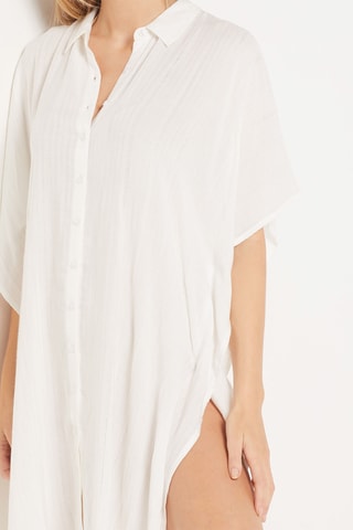 Túnica de praia Amarisb - Branco