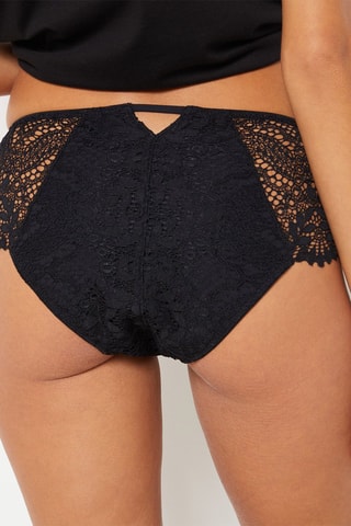 Cueca menstrual Successcdr - Fluxo médio - Preto