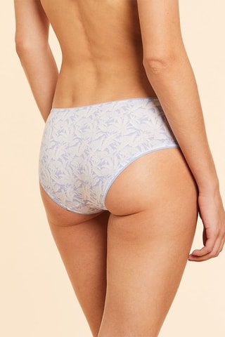 3 cuecas - Malva e azul-marinho