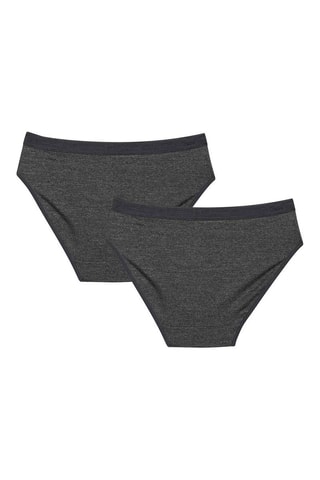 2 cuecas  Sport Pocket Micro - Antracite