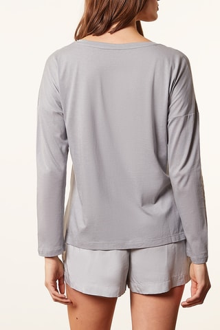 T-shirt de pijama Gam - Cinzento-claro - Etam