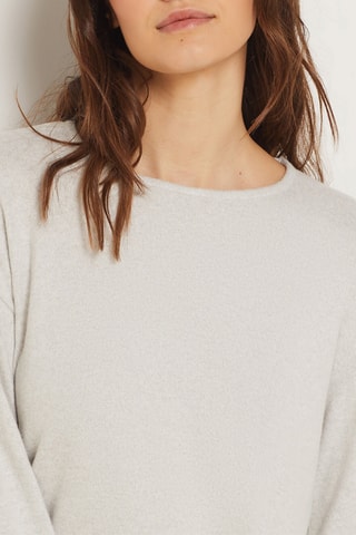 Sweat de pijama Hollie - Cinzento-claro