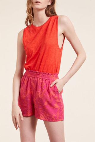 Shorts a vita alta Bessy - Fucsia - Etam