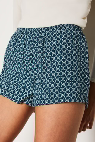 Calções de pijama - Azul-pato