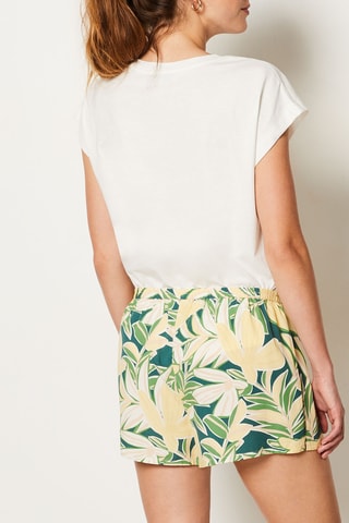 Calções de pijama - Verde e amarelo