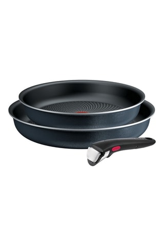 2 Koekenpannen en 1 Afneembare Steel Ingenio So'Light - 24 en 28 cm