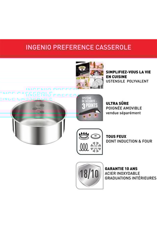 Roestvrijstalen Braadpan Ingenio Préférence On - 20 cm