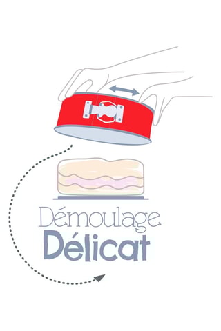 Springvorm met Scharnier Delibake - 17 cm