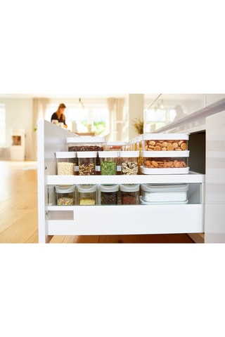 Set van 5 Bewaarbakjes Optima - Transparant