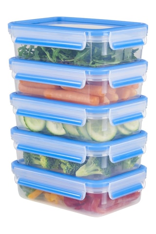 5 Vershoudbakjes Masterseal Fresh - 5 x 0,8 l