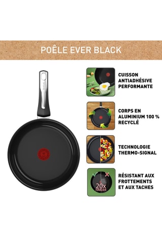 Poêle en céramique Ever Black - 20 cm