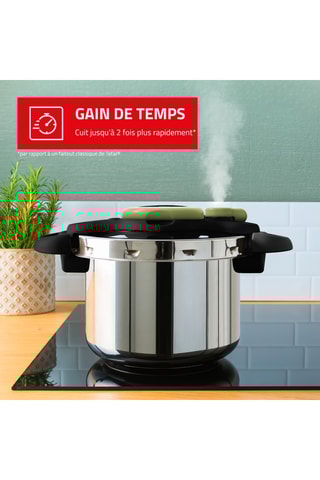 Cocotte-minute en acier inoxydable ClipsoMinut'® Easy 4 saisons - 7,5 l