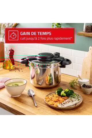 Cocotte-minute en acier inoxydable ClipsoMinut'® Daily - 7,5 l