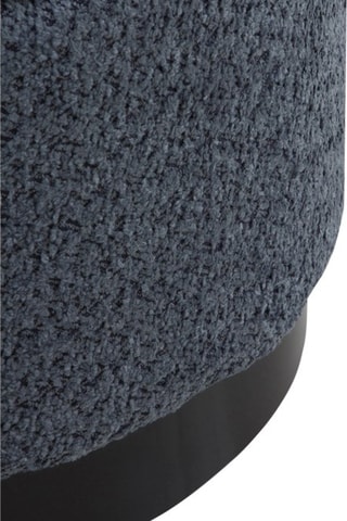 Puf - Azul - Tela efecto pelo de oveja