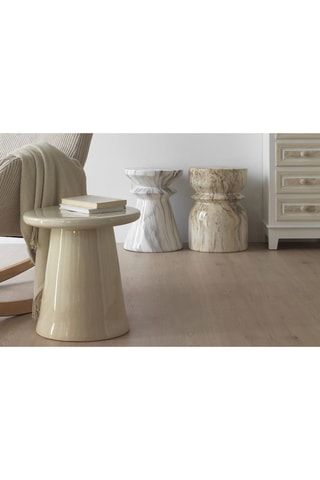 Table d'appoint en céramique - 41 x 45 x 41 cm