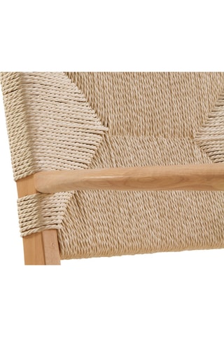 2 taburetes de madera de olmo maciza - 45 x 110 x 48 cm