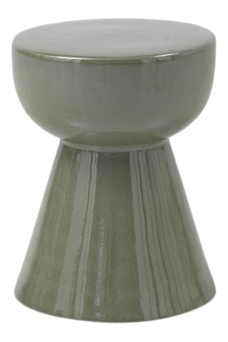 Table d'appoint en céramique - 33 x 44 x 33 cm