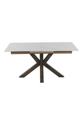 Mesa de comedor extensible de cerámica - 160/210 x 76 x 90 cm
